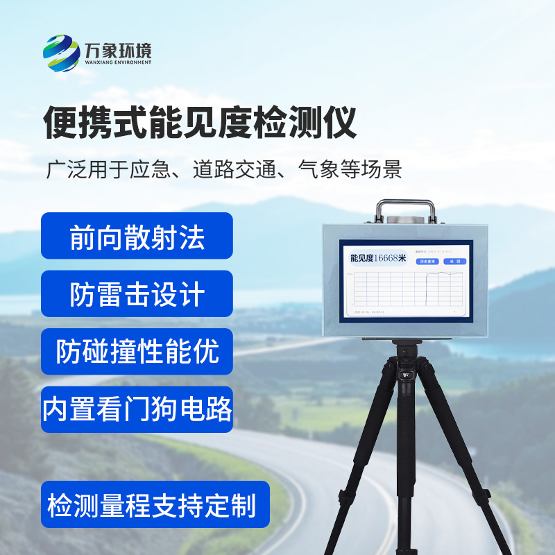 便攜式能見度檢測儀：廣泛用于應(yīng)急、道路交通、氣象等場景能見度檢測
